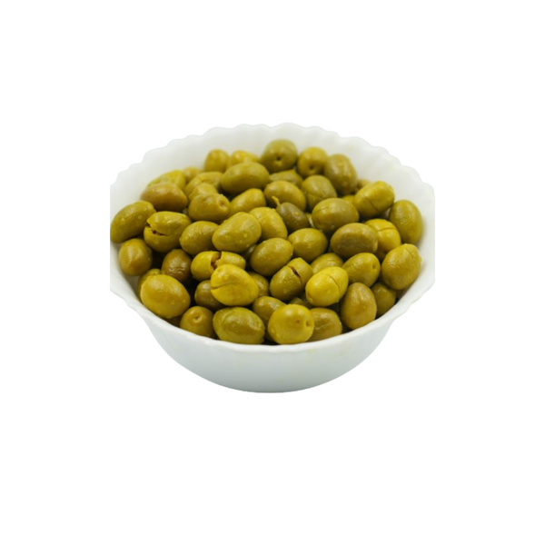 Jordan Green Olives With Oil 1 Kg