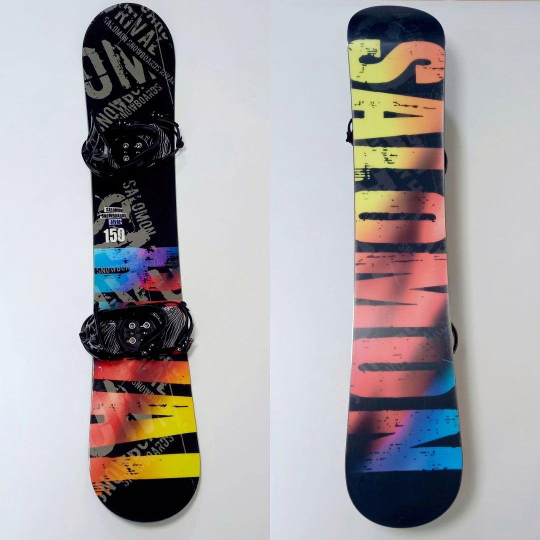 SALOMON 2点セット スノーボード RIVAL 150 バイン PACT