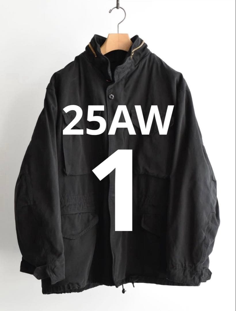 COMOLI 25AW 製品染M65ジャケット size1